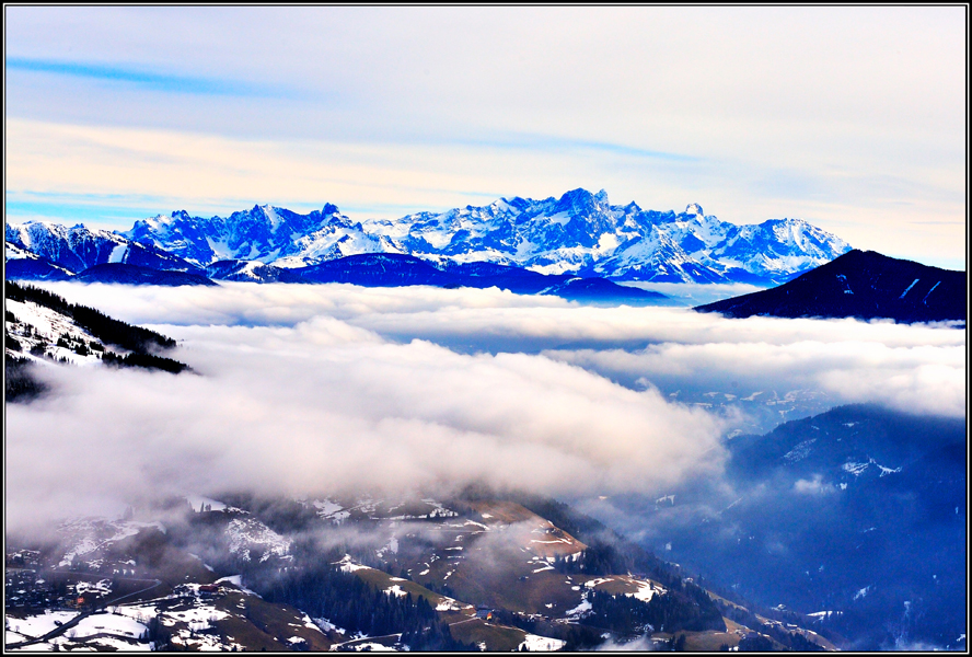 above the clouds